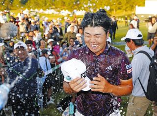 細野勇策、ツアー2勝目でマスターズ＆全英OP出場権獲得 強風も「自分のゴルフに集中」米ツアー本格参戦へまた一歩
