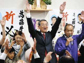 岐阜県神戸町長選挙、現職の藤井弘之さんが再選「若い世代の呼び込みを最優先に」