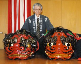 飯田市の南信州獅子舞フェスで若手が成果披露　豊丘村・河野大宮神社獅子お囃子保存会
