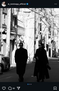 写真】「ビジュ爆発しすぎ」岩田剛典の白シャツ&デニムコーデ：中日