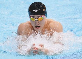 【競泳】佐藤翔馬 圧勝も不満「しっかり調整すれば59秒切れる」100メートル平泳ぎ