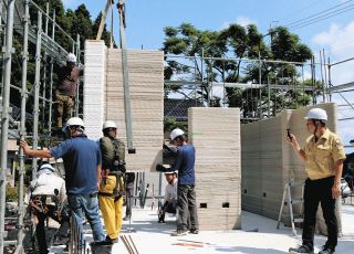 【石川】３Ｄプリンター 再建に光　安価で丈夫 被災者向けモデル住宅