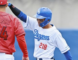 【中日2軍】育成・川上理偉、逆転の2点適時打二塁打も4回1死満塁での空振り三振を悔やむ