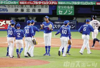 ヤクルト―中日　ナイン