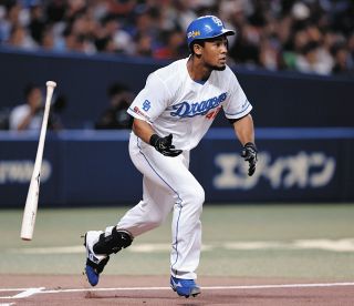 すべりこみ　ブライト健太選手　中日ドラゴンズ　靴べら　ルーキー時　レア すべりこみ ブライト健太選手 中日ドラゴンズ 靴べら ルーキー時