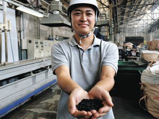 一宮の旧染色工場をリサイクル工場に　漁網やエアバッグを再生プラに加工
