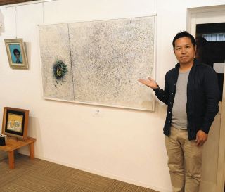 魂のこもった洋画見て　四日市市で桑名出身・水谷征矢生さんの「遺作展」