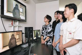 Ｖｔｕｂｅｒのバーチャルゴリラさんらを東海学園大生が取材