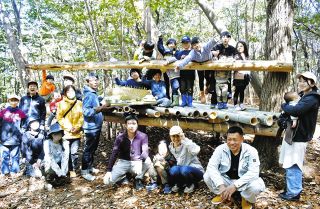 東郷で秘密基地づくり、仲間来たれ　田植えやタケノコ掘りも