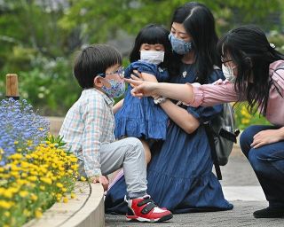 マスク着用、臨機応変に　児童の熱中症対策　