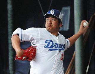 難病手術の中日・福敬登が変化球解禁 大野奨太も「いいね」ボールが浮くとうなり声「後は直球の感覚」