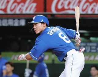 中日・大島洋平、マルチヒットで通算2056安打　加藤英司を抜き歴代44位に「勝てたことが何より」