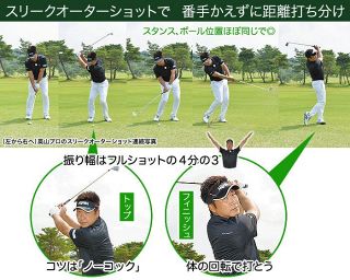 風対策もＯＫ　本番で役に立つアイアンショット
