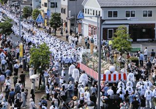 【動画】式年遷宮のご神木、瑞浪から可児を経て岐阜市へ