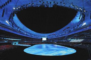 北京冬季五輪の閉会式スタート　17日間の冬の祭典に幕