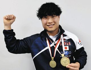ベンチプレス世界大会、団体・個人で優勝　羽島特別支援学校の教諭浜口さん　次の目標は世界記録更新