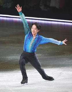 鍵山優真､貫禄たっぷり大人の滑り披露 「オリンピックではスケートが大好きなことをアピールできれば」【全日本エキシビション】