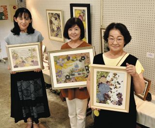 自慢の作品、楽しんで　多治見で開かれている作品展