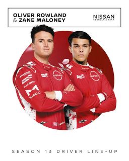 【フォーミュラE】日産、来季はローランド＆マロニーの新コンビ「経験と若さが組み合わさる非常に魅力的なラインアップ」