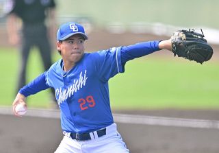 中日・岡田俊哉、新グラブには3桁背番号入れず「すぐ21番を