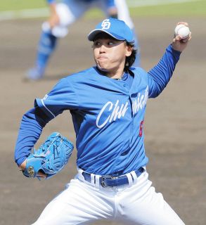 【中日2軍】三浦瑞樹、2イニング3K無失点　満塁のピンチも切り抜ける「ボール自体はよかったです」