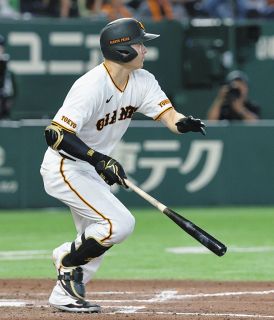 巨人・坂本勇人、通算299号！ヤクルト先発・山野から7回に今季1号ソロ