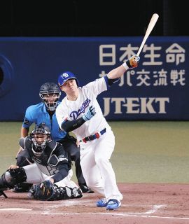 中日・村松開人、来季用バットは「少し重く長く」確実性上げるため強く