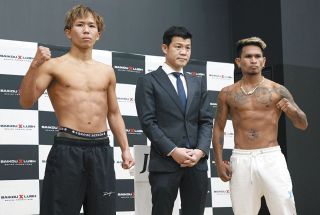 ボクシング】中谷潤人が公開練習、「足って感覚がすごく繊細なんで