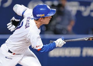 木下拓哉が骨折後初となるティー打撃 軽いノックバットを手に、計60