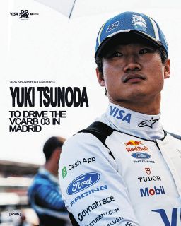 角田裕毅 直筆サインカード　F1 auto　世界で3枚 角田がトーチュウに感謝の言葉 直筆サイン入りバイザー1名に：中日