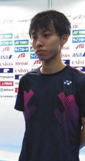 [バドミントン]高校総体優勝の奈良岡が日本代表撃破　「自分の方が気持ちで勝っていた」