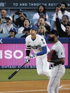◆大谷翔平パパ1号…超速弾に観客もあんぐり【4.30vsマーリンズ写真10枚】