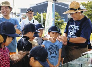 市民とともに3年 調査終了　関市独自の水生生物図鑑、新たに作製へ採取