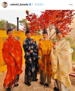 ◆はんにゃ．金田哲、“平安のF4”ショット【写真】