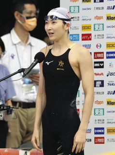 【競泳】池江璃花子、50ｍバタフライで優勝 「よかったぁ」派遣標準上回りアジア大会個人代表入り確実