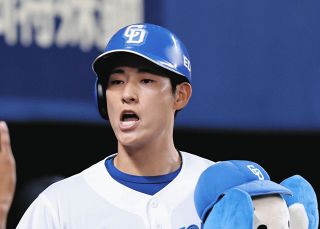 竜4連勝導いた中日・岡林勇希の同点打 直球の対応力がよみがえっ