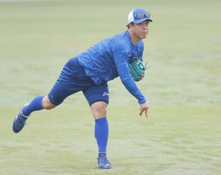 巨人　読売ジャイアンツ　井端弘和コーチ　トレーニングウェア　水色ビジター 巨人 読売ジャイアンツ 井端弘和コーチ トレーニングウェア 水色