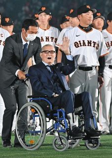 巨人・山口寿一オーナー、長嶋茂雄終身名誉監督の現状に「体調はいい」現在入院中も「万全を期すため」