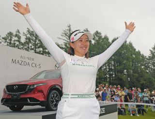 7割に抑えて250ヤード…変わらぬ驚異の飛ばし屋48歳・福嶋晃子が2年ぶり