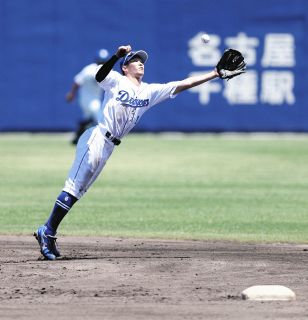 【中日2軍】京田陽太が1カ月ぶり実戦復帰 「2番・遊撃」第1打席は四球を選ぶ