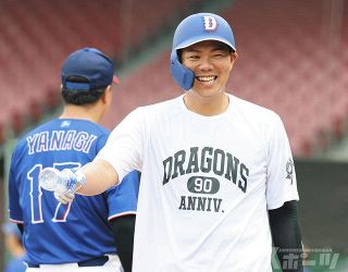 練習　高橋周、柳