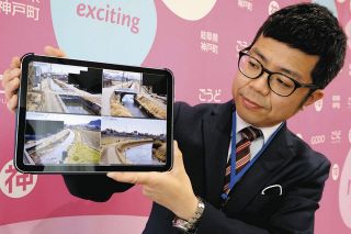岐阜県神戸町が河川監視カメラ4台導入　夜間でも鮮明、災害対応に活用