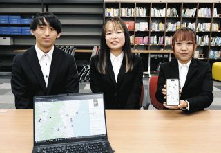 県内観光地の名所も穴場も　三重大生がデジタルマップ「miep」を制作