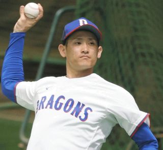 番記者メモ】ロッカーをのぞくと…中日・大野雄大が上林に贈った