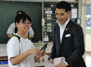 「市長さん、仕事を教えて」中津川の中学生が市長に手紙　熱望に応えて…