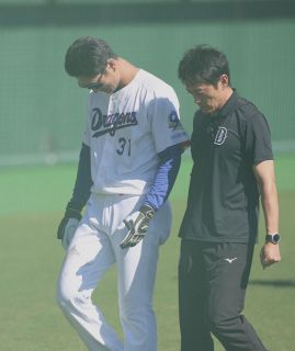 中日・森駿太、死球で交代も「出血はしましたが大丈夫です」 左手薬指に当たり大事には至らずか、病院には行かず【フェニックスL】