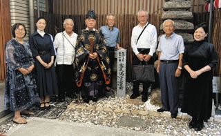 松浦武四郎の信仰 証しの石碑　松阪市の記念館友の会会長ら再建プロジェクト