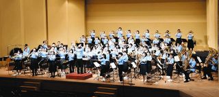東濃地域の6中学校が重厚感ある演奏を披露　瑞浪でブラスフェスタ