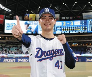 中日・上林誠知、来季テーマは「突き抜ける感じでいきたい」“2代目