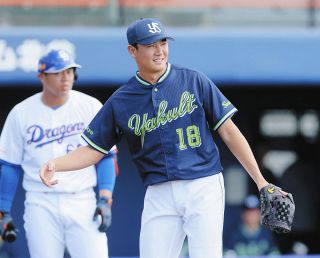 ヤクルト、沼田翔平投手と支配下契約 背番号015→71 「ヤクルトに拾っ